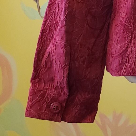 Appleseed's Jackets & Coats Appleseeds Artisan Floral Stitch Denim